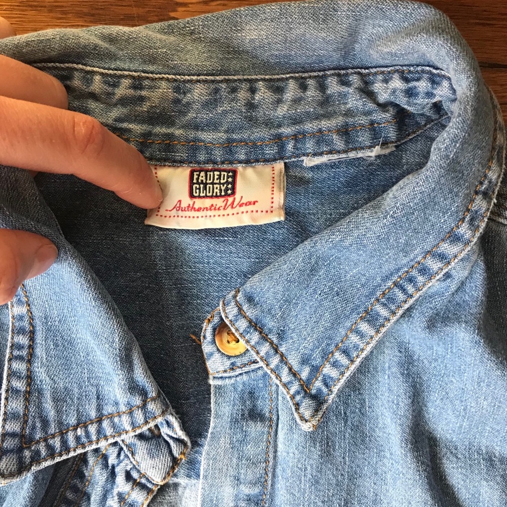 Denim button down - Picture 2 of 3